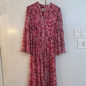 Michael Michael Kors Pink Floral Dress